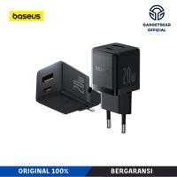 ราคา Baseus Palm Adaptor USB+Type C Fast Charger C+U 20W EU Head Adapter อุปกรณ์ชาร์จ (57853314446)