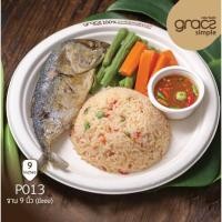 ราคา จานไบโอ กระดาษเยื่อไผ่ 9 นิ้ว P013 Gracz Simple บรรจุ 100 ใบ (7929183178)