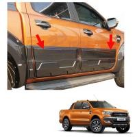 ราคา กาบข้างประตู รุ่น 4ประตู สีดำด้าน สำหรับ Ford Ranger T7 Double Cab Wildtrak XLT 4x2 4x4 ปี 2015-2018 (7335017696)