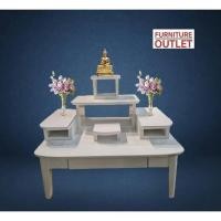 ราคา หิ้งพระตั้งโต๊ะขนาดเล็ก โต๊ะหมู่บูชาไม้ยางพารา (23474594881)