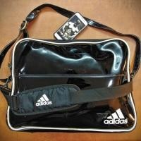 ราคา กระเป๋าสะพายข้าง มือ2 (adidas หนังแก้ว) (20471197853)