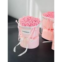 ราคา ช่อกุหลาบริบบิ้น ไข่มุก - กุหลาบชมพู 23 ดอก (24241479435)