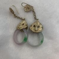 ราคา โบราณ Jadeite แหวนต่างหู Original สไตล์แห่งชาติ Batmiao ต่างหูเงิน Cheongsam Hanfu อุปกรณ์เสริมต่างหูคลาสสิก Retro 10.7.45 (41723101386)