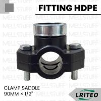 ราคา ข้อต่ออานแคลมป์ เอชดีพีอี ยี่ห้อ ถูกต้อง ขนาด 90 มม 1/2" นิ้ว การเชื่อมต่อท่อ เอชดีพีอี (45400858730)