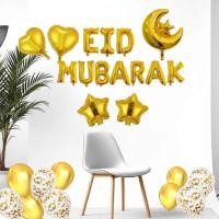 ราคา ชุดลูกโป่ง วันรายอ วันอีด แต่งบ้านวันรายอ Eid mubarak (8850070790)