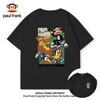 ราคา เสื้อยืดพิมพ์ลายครอบครัวลิง PAUL FRANK สไตล์การ์ตูน ทำจากผ้าฝ้ายแท้ระบายอากาศ เหมาะสำหรับสวมใส่ทุกวัน (26839608307)