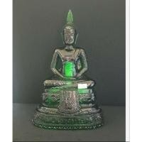 ราคา No. M/4 พระบูชาพิมพ์ พระแก้วมรกต 25 พุทธศตวรรษ ปี พ.ศ.2500 บล็อคไทย ร.9 ร่วมประธานพิธี เนื้อแก้วเขียวมรกต บล็อค THAI สำ (29764583853)