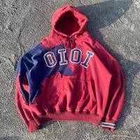 ราคา OIOI DISSTESSED REWORKED HOODIE (43174706783)