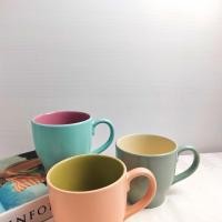 ราคา แก้ว แก้วมัคเซรามิก แก้วมินิมอล ใส่ชา กาแฟ โอวัลติน 500ml. สีทูโทน Mug Minimal Style (24420946385)