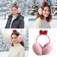 ราคา Crazy Winter Ear Protectors Fuzzy Bows Accent ฉนวนกันความร้อนแฟชั่นป้องกันหูสําหรับขี่จักรยานเล่นสกีท่องเที่ยว (56353065403)