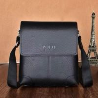 ราคา กระเป๋าสะพายข้างหนังแท้สำหรับผู้ชาย POLO ของแท้ 100% รุ่นเรียบหรู ขนาดใหญ่ 10 นิ้ว ใส่ iPad ได้ ความจุขนาดใหญ่แฟชั่น DS (57604334739)