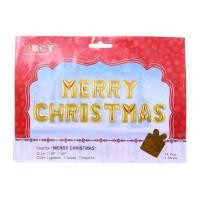 ราคา ชุดบอลลูนตัวอักษร Partyforte Christmas 16In - Merry Christmas Gold (43855871219)