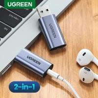 ราคา UGREEN การ์ดเสียง USB ภายนอก 2in1 สําหรับแล็ปท็อป/สวิตช์ Nintendo 80864 (28517553221)
