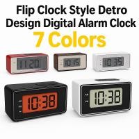 ราคา Flip Clock Style Retro Design นาฬิกาปลุกดิจิตอล 7 สีพร้อมไฟและ Snooze แบตเตอรี่ดําเนินการ (43960797938)