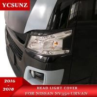ราคา ABS Headlight Cover For Nissan NV350 Urvan Caravan E26 2016 2017 2018 Accessories Head Lamp Car-sty (51752779425)