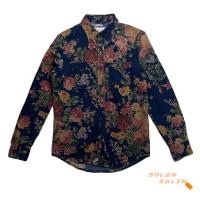 ราคา Kemeja Denim & Supply by Ralph Lauren เสื้อเชิ้ตผ้าลูกฟูกพิมพ์ลายดอกไม้ผู้ชาย - เสื้อเชิ้ตผ้าลูกฟูกแขนยาว - Preloved (26465150977)