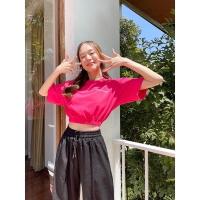 ราคา เสื้อยืดจั๊มเอว รุ่น Eve top ของ chamniii (15924457276)