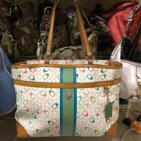 ราคา ของแท้ 100% กระเป๋า Coach Shopping มือสอง (3243167315)