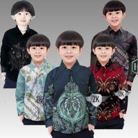 ราคา เคเมะจา เสื้อบาติกเด็ก - บาติกเด็ก - เสื้อบาติกเด็กชายอายุ 2-13 ปียาวเสื้อบาติกเด็ก (43726121516)