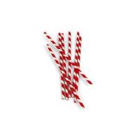 ราคา 255172, Kikkerland, 144 Count, Red Paper Straws , หลอดกระดาษรักษ์โลกสีแดง (7061019909)