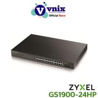 ราคา ZYXEL รุ่น GS1900-24HP อุปกรณ์ L2 Smart Managed POE Switch 24 Port Gigabit 2 SFP (10053138174)