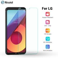 ราคา ความแข็งป้องกันหน้าจอสําหรับ LG G8s ThinQ V20 G6 Q6 K4 V10 X POWER 2 3 กระจกนิรภัยป้องกันการระเบิดสําหรับ LG V40 V30 G7 K10 K8 9H ป้องกัน (26803447395)