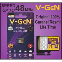ราคา การ์ด Micro Sd Vgen 16gb Class 6 / หน่วยความจํา V-Gen 16gb (3186248541)