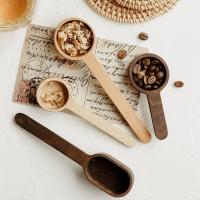 ราคา ช้อนไม้ ช้อนตักกาแฟ ช้อนตวงกาแฟ ไม้วอลนัท (24020199706)