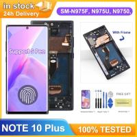 ราคา หน้าจอ Super Amoled สําหรับ Samsung Galaxy Note10+ จอแสดงผล Lcd หน้าจอสัมผัสดิจิตอลพร้อมกรอบสําหรับ Samsung Note 10 Plus N975F/DS (28604301943)