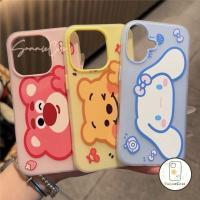 ราคา สำหรับ IPhone 11 16 12 13 15 14 Pro Max XR XS X Max 6s 8 7 6 Puls การ์ตูน เคสไอโฟน โทรศัพท์สองในหนึ่งสีสันสดใส เคสคู่แฟน (40708269577)