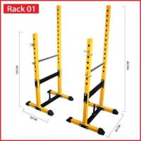 ราคา Goldmare แร็คฝึกกล้ามเนื้อ Squat Rack รุ่น Rack-01 (10402868826)