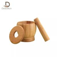 ราคา ครกไม้ ครกบดยา 4 นิ้ว 4.5 นิ้ว พร้อมสาก Wooden Mortar น้ำหนักเบา Deebillion (27068029968)