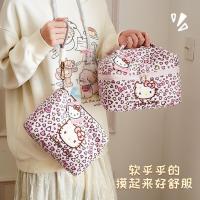 ราคา กระเป๋าเครื่องสำอาง Hello Kitty ลายเสือดาว ใหม่! กระเป๋าเก็บของทรงเมฆ พกพาสะดวก 容量ใหญ่ กระเป๋าเดินทางสวย (53303516909)