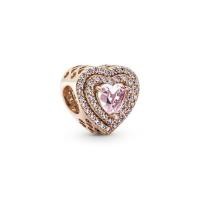 ราคา Pandora Rosegold หัวใจ Newของแท้100% (21074449801)