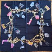 ราคา Gucci Silk Scarf 90x90 cm. (4243361102)