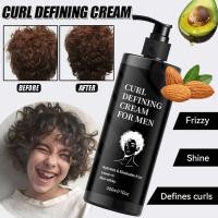 ราคา Hair Curl Cream for Men Curling Enhancer Cream 300ml Leave-In Moisturizing Medium Hold Non-Greasy Dinning Care naith (52002929554)