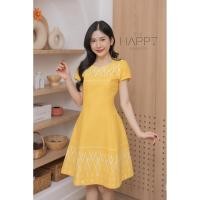 ราคา [แบรนด์ไทย] ชุดทำงานผ้าไทยสีเหลือง ชุดทำงานผ้าไทยไม่แก่ ชุดผ้าไทยวัยรุ่น (29975671059)