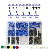 ราคา Motorcycle Accessories Fairing Clip Screws Set Screw Body Bolt Nut Kit For Yamaha YZ250F YZ 250F YZ (45602581680)