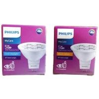ราคา Philips หลอด LED MR16 5W 12V แสงวอร์ม Warmwhite แสงขาวDaylight รุ่น Essential ขั้ว Gu5.3 ผ่านบัลลาสต์ (6651550293)