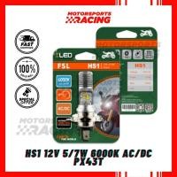 ราคา HS1 LED 12V 5/7W 6000K AC/DC PX43T (3 PIN)(สีขาว) FSL ด้านหน้าหลอดไฟ DEPAN 1BIJI AUTOMOTIVE LIGHTING (50853581566)