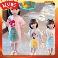 ราคา ชุดเดรสเด็กผู้หญิงน่ารัก เจ้าหญิง เอลซ่า แอเรียล สโนไวท์ นักเต้น ชุดเดรส อายุ 1-5 ปี นําเข้า (25884299698)