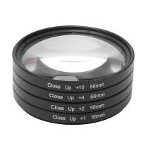 ราคา Optical Glass Macro Close Up +1 +2 +4 +10 ชุดฟิลเตอร์เลนส์ 58mm REFG1 (40877843807)