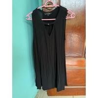 ราคา dress สั้นแขนกุดสีดำ cps (49401623777)