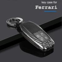 ราคา Key Fob สําหรับ Ferrari 488 Roma 812 F8 SF90 Portofino Remote Case Holder Shell พวงกุญแจรถอุปกรณ์เสริม (56454081309)