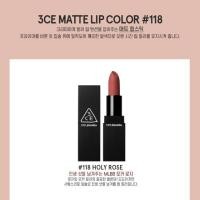ราคา พร้อมส่ง(ลดพิเศษ❗)3CE Matte Lip Color สี 118 Holy Rose (2475228271)