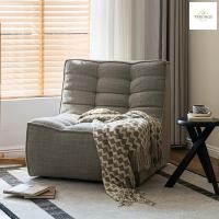 ราคา Trikings Italian Simple Designer เก้าอี้โซฟาห้องนั่งเล่นเดี่ยวโมเดิร์น Caterpillar โมดูลสแควร์ผสมที่นั่งเดี่ยว (42525178460)