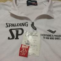 ราคา เสื้อกีฬา spalding ของใหม่สีขาว คอปก sizeM (2011630302)