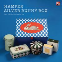 ราคา S&P HAMPER SILVER BUNNY BOX - แฮมเปอร์เซตมัทฉะมู้ด (กล่องลายกระต่าย) (46750687561)