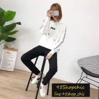 ราคา Fila ชุดเสื้อ+กางเกง ของแท้งาน OUTLET **พร้อมส่ง** (1852250419)