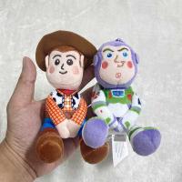 ราคา Toy Story Woody Buzz Lightyear ตุ๊กตาตุ๊กตากระเป๋าตลกน่ารักจี้ขนาดเล็ก Key จี้ตุ๊กตา (56752732238)